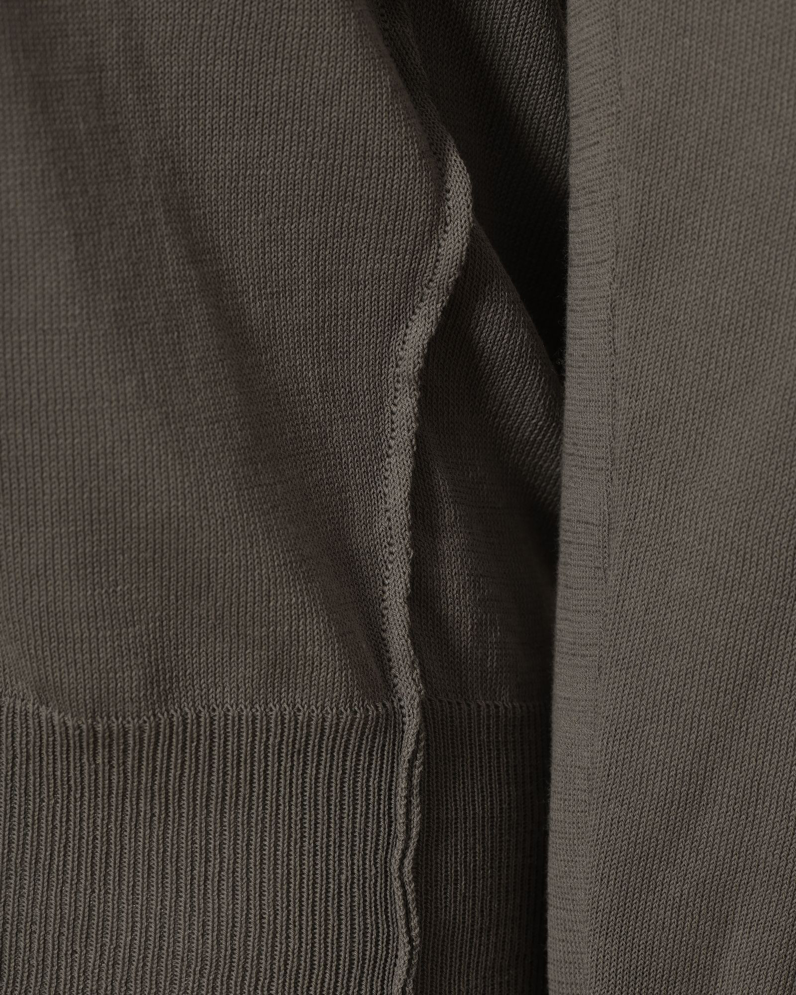 Pull en coton gris Manostorti