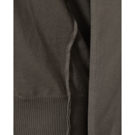 Pull en coton gris Manostorti