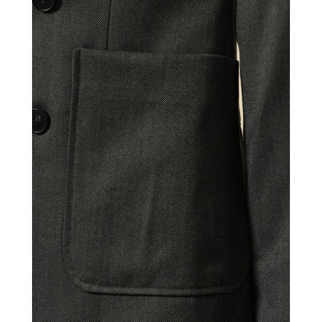 Veste croisée grise Obvious