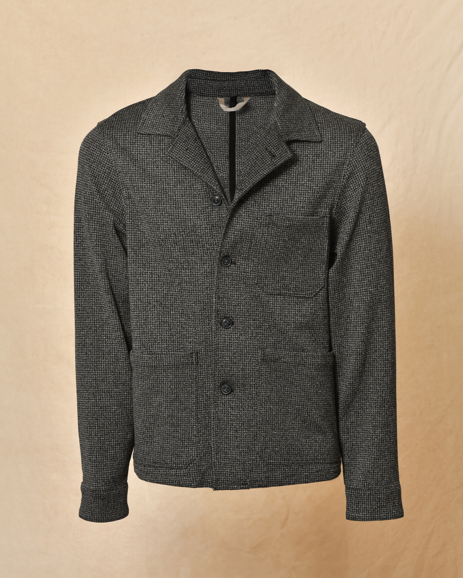 Veste légère grise texturée