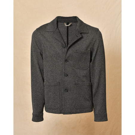 Veste légère grise texturée