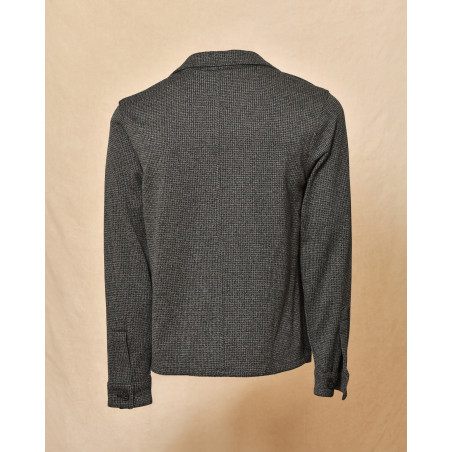 Veste légère grise texturée
