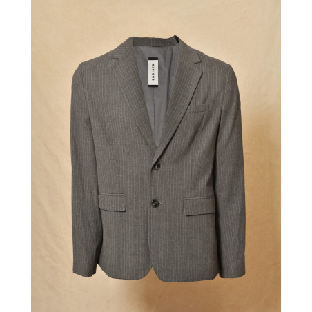 Veste croisée grise Obvious