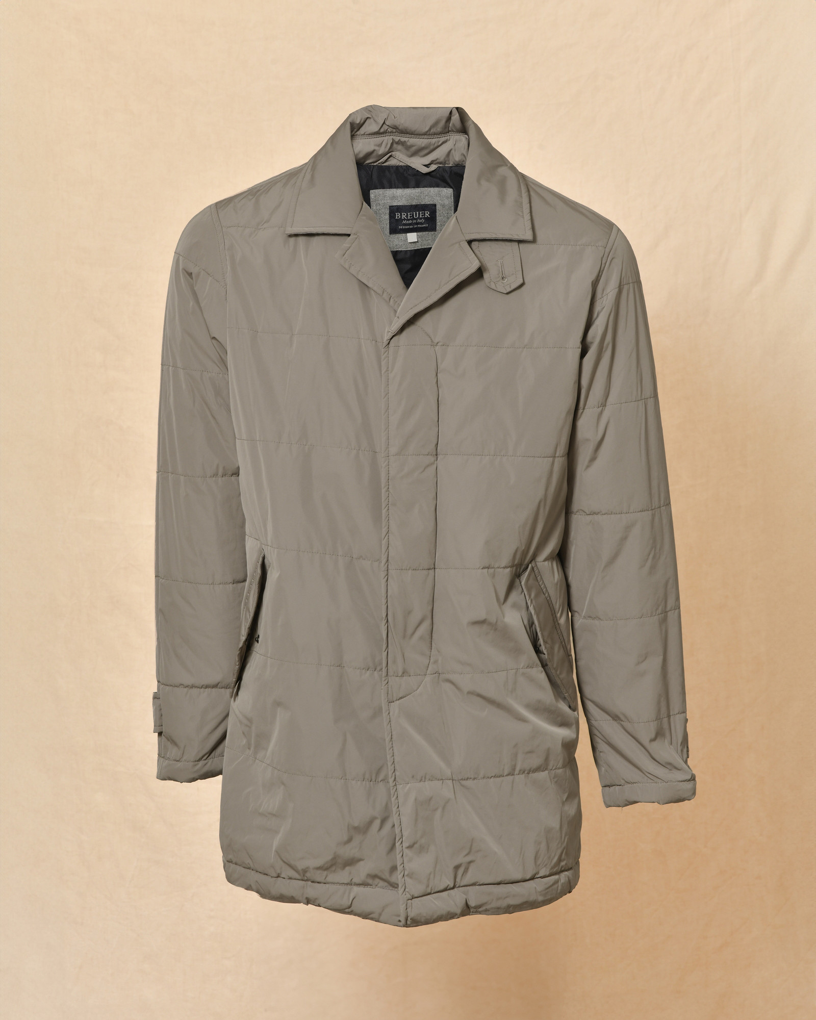 Veste matelassée taupe Breuer