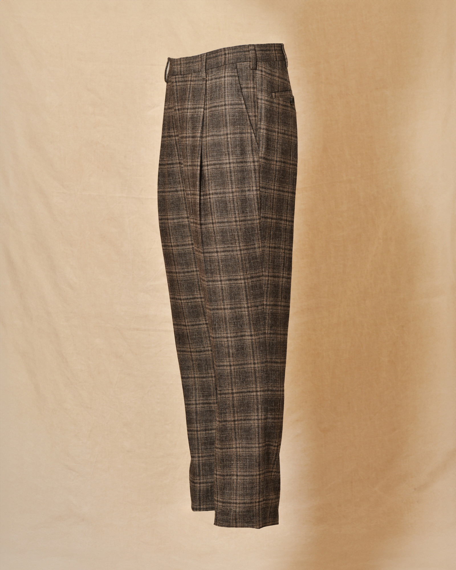 Pantalon en laine et coton marron Archives 18-20