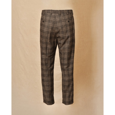 Pantalon en laine et coton marron Archives 18-20