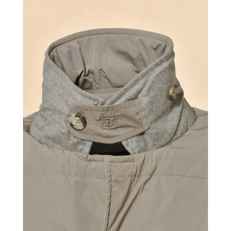 Veste matelassée taupe Breuer