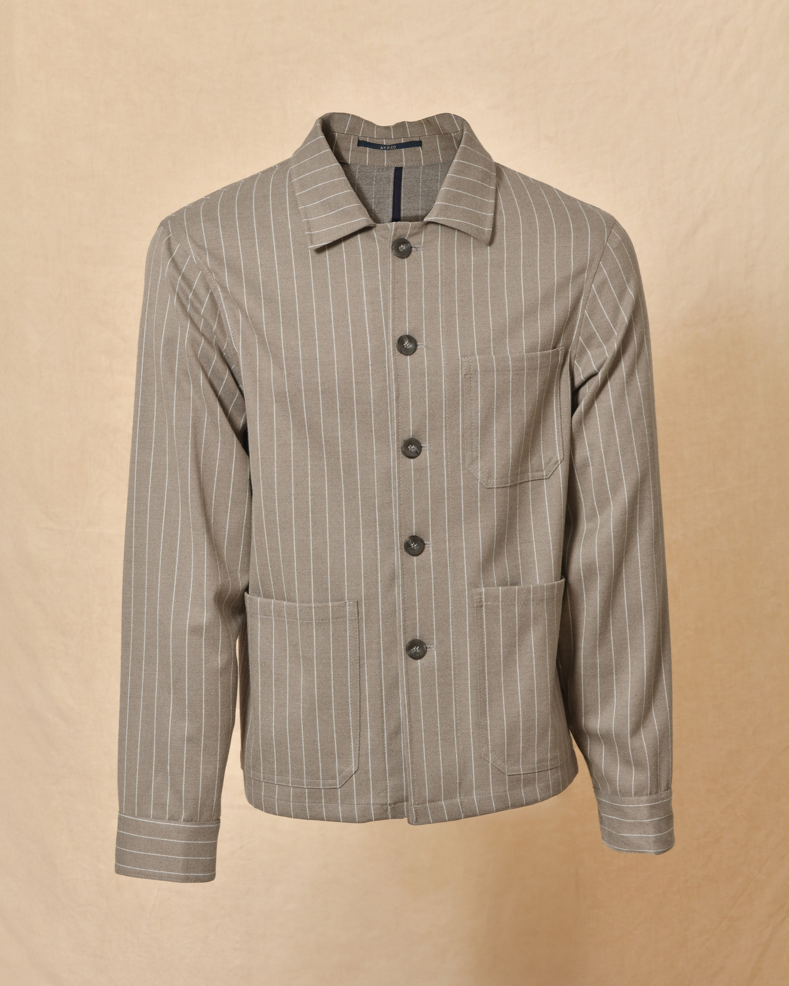 Veste légère beige à rayures AT.P.CO