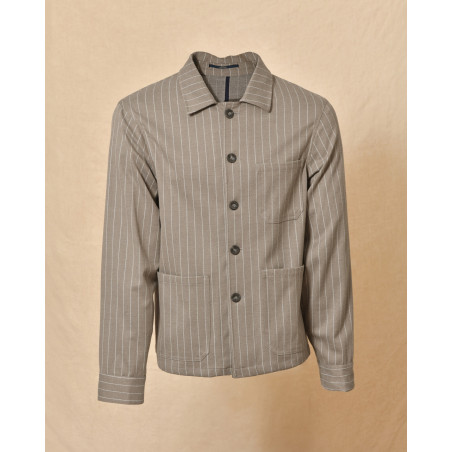 Veste légère beige à rayures AT.P.CO