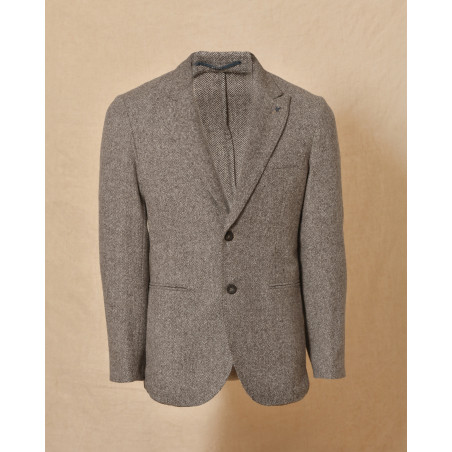 Veste en laine et coton gris AT.P.CO