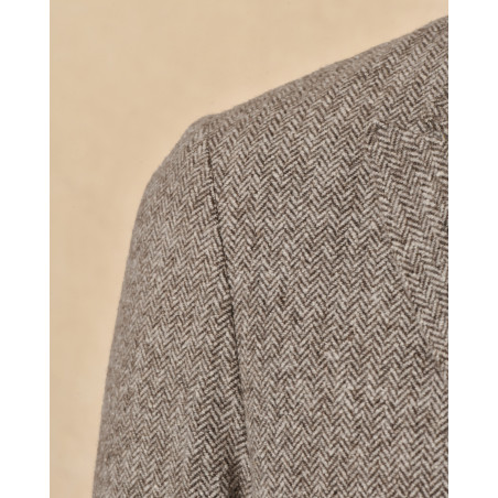 Veste en laine et coton gris AT.P.CO