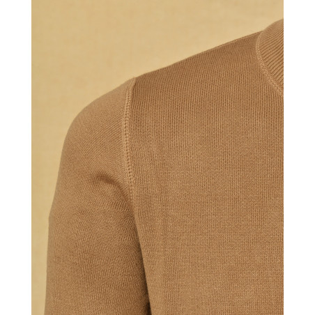 Pull en viscose et cachemire camel Outfit