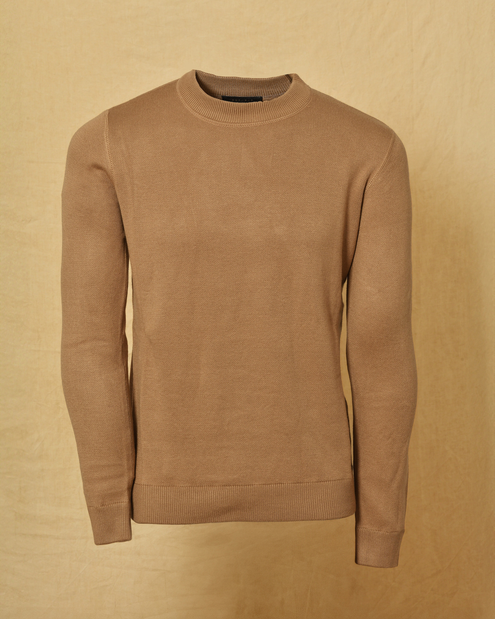 Pull en viscose et cachemire camel Outfit