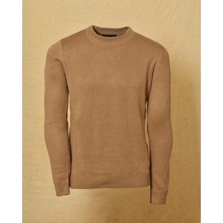Pull en viscose et cachemire camel Outfit