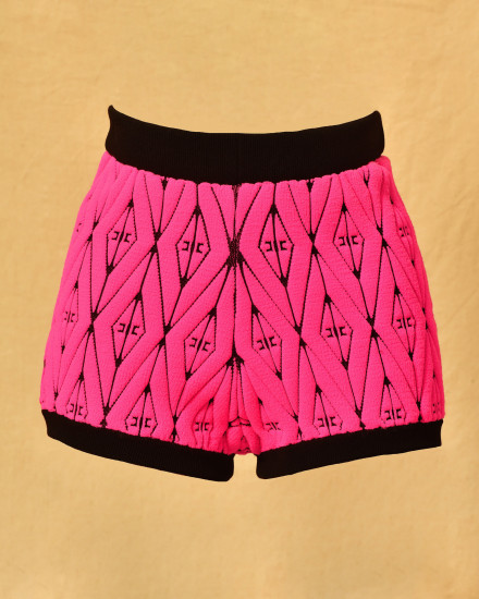 Short rose à motifs Elisabetta Franchi