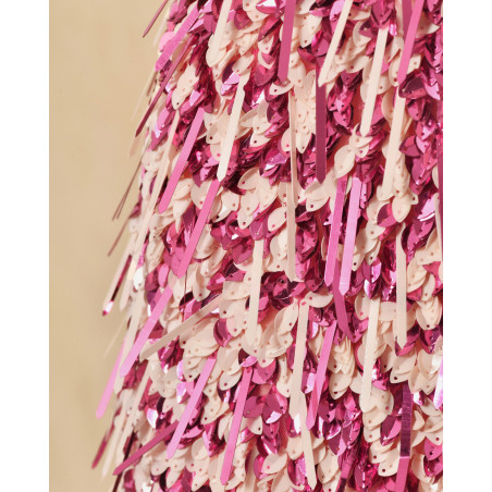 Robe beige à détails Elisabetta Franchi