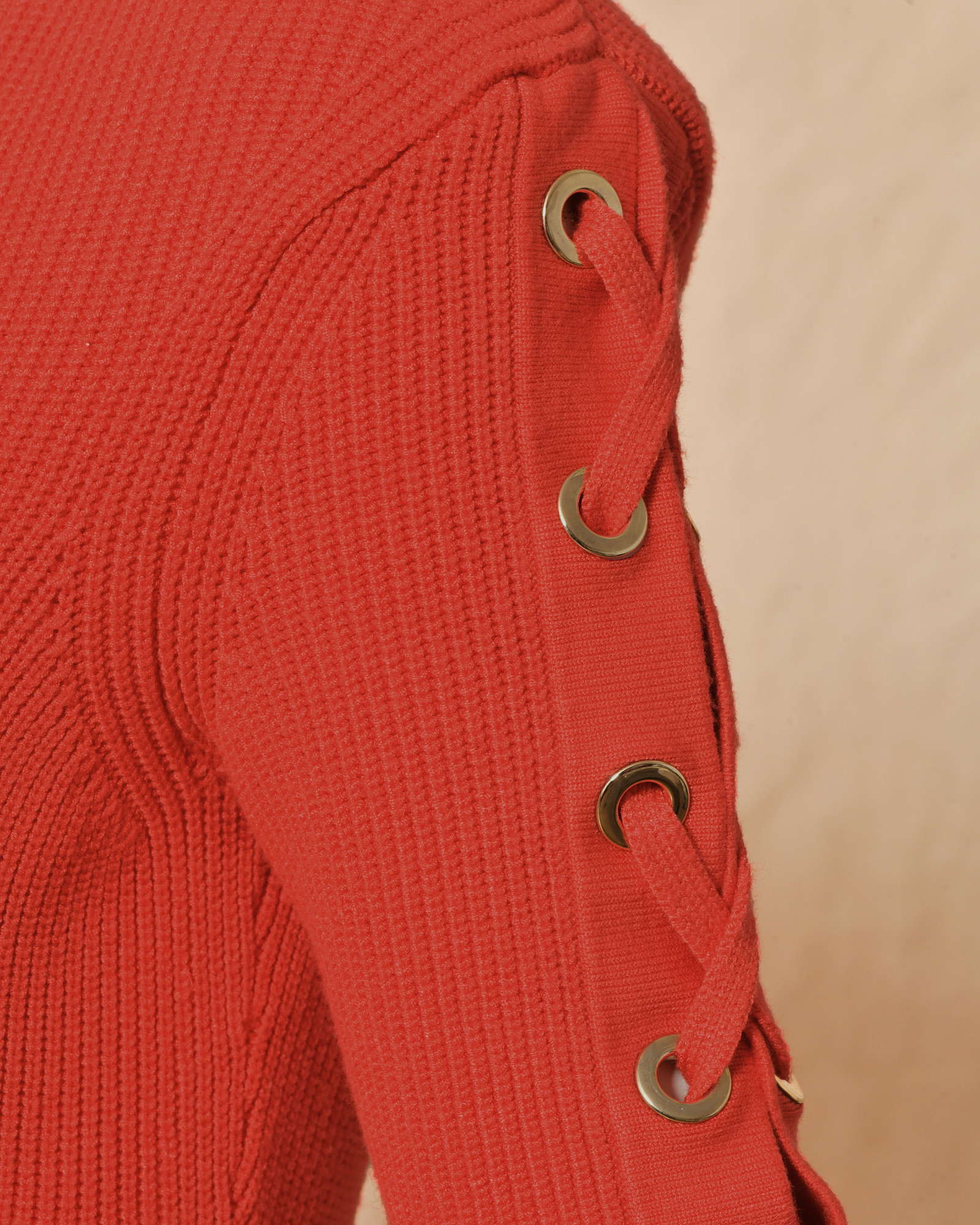 Robe en viscose rouge Elisabetta Franchi