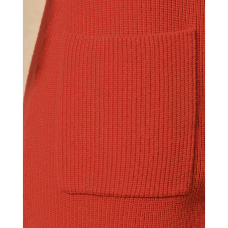 Robe en viscose rouge Elisabetta Franchi