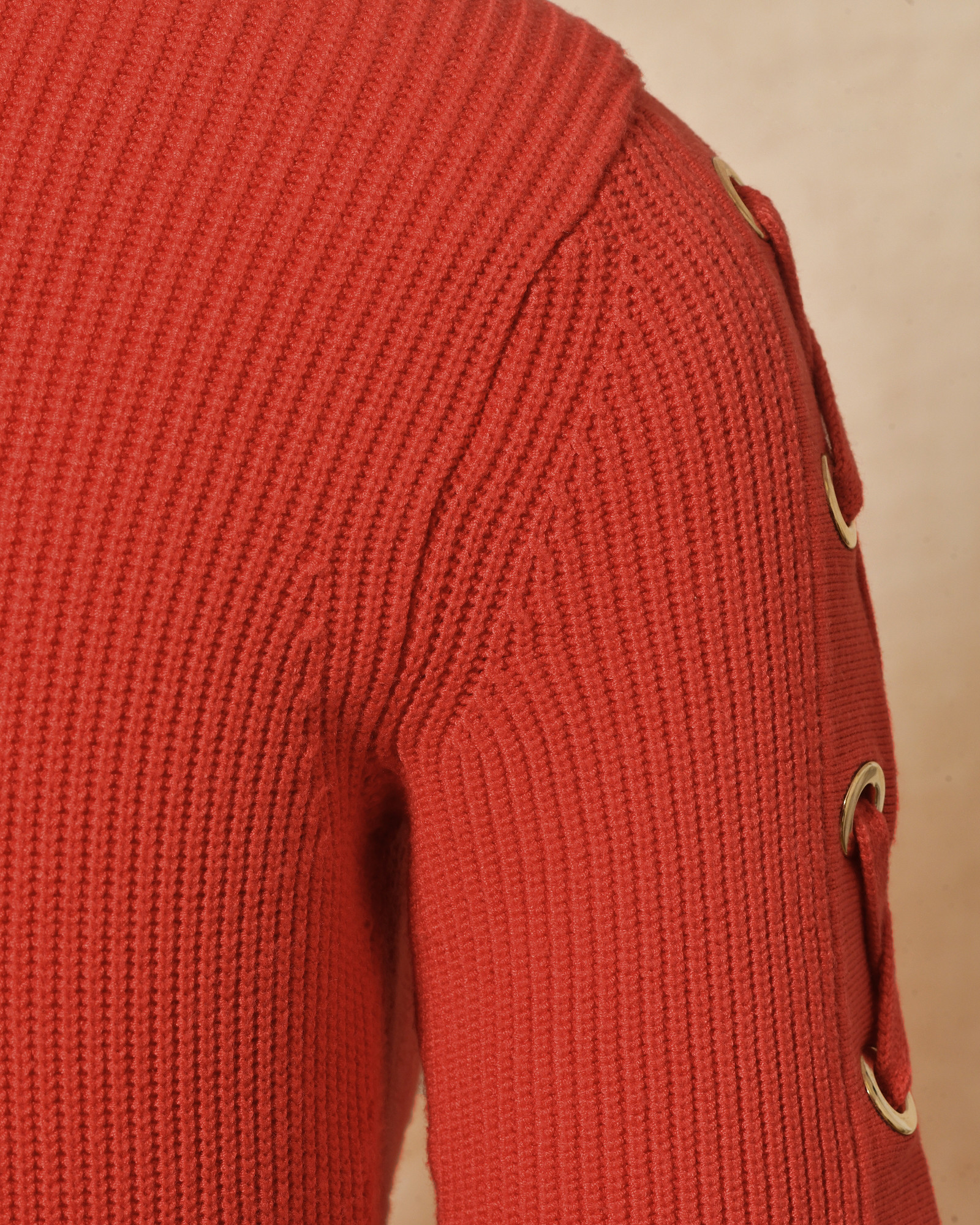 Robe en viscose rouge Elisabetta Franchi