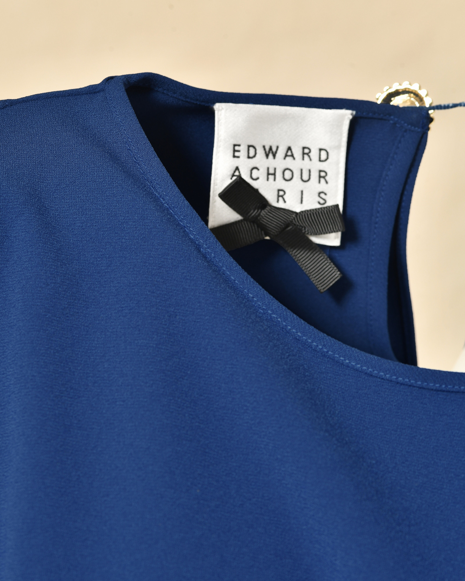 Top asymétrique bleu Edward Achour