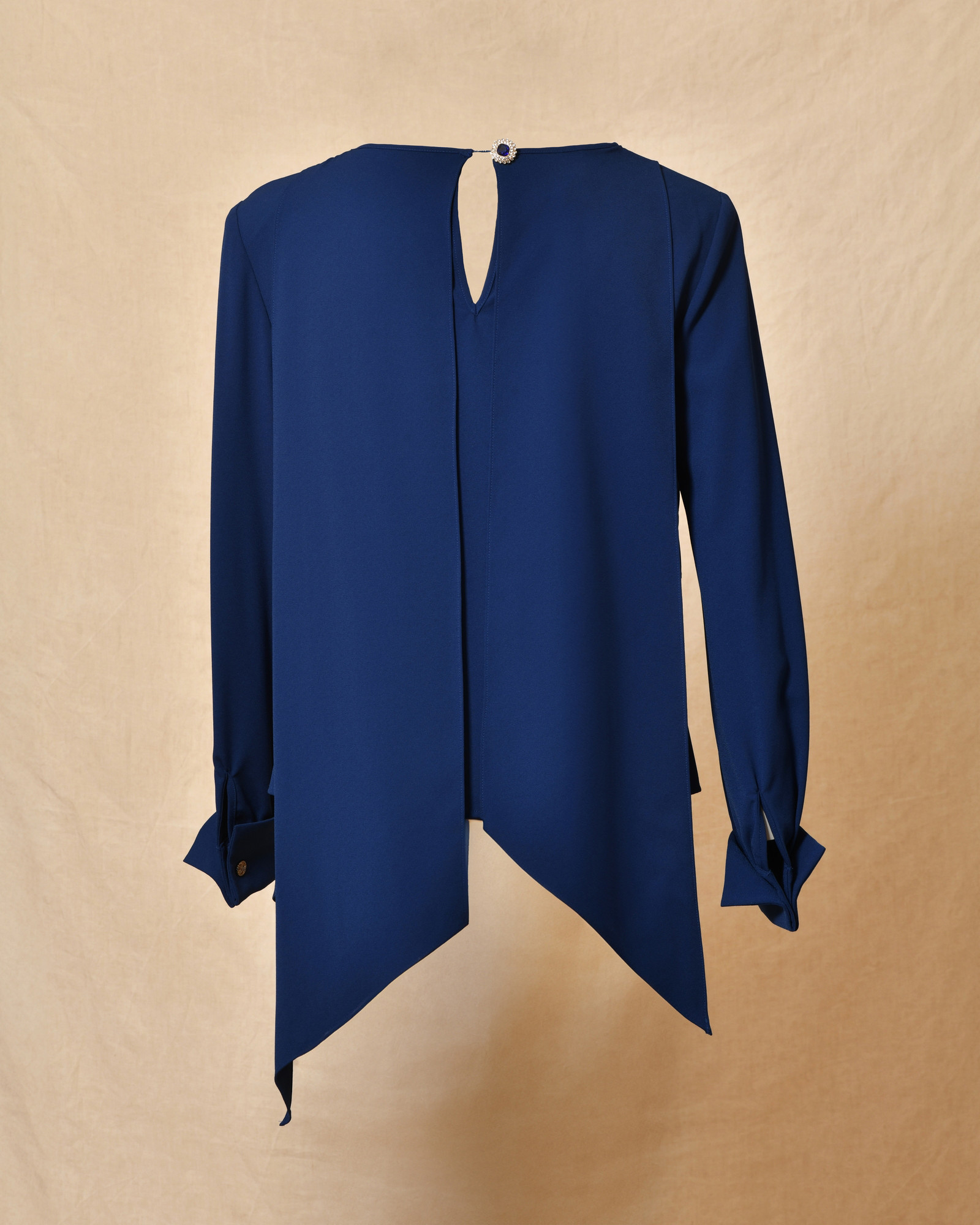 Top asymétrique bleu Edward Achour