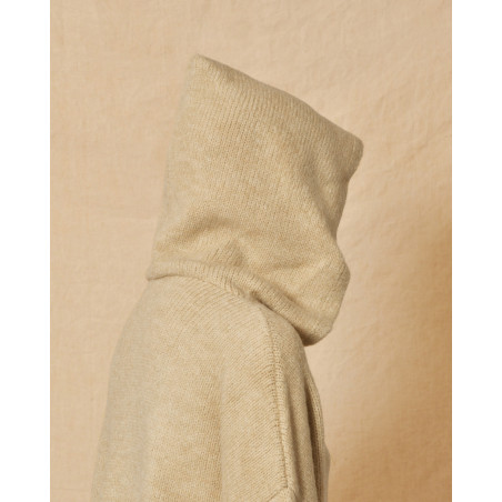 Gilet en maille beige Kultfrau