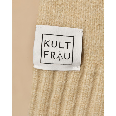 Gilet en maille beige Kultfrau