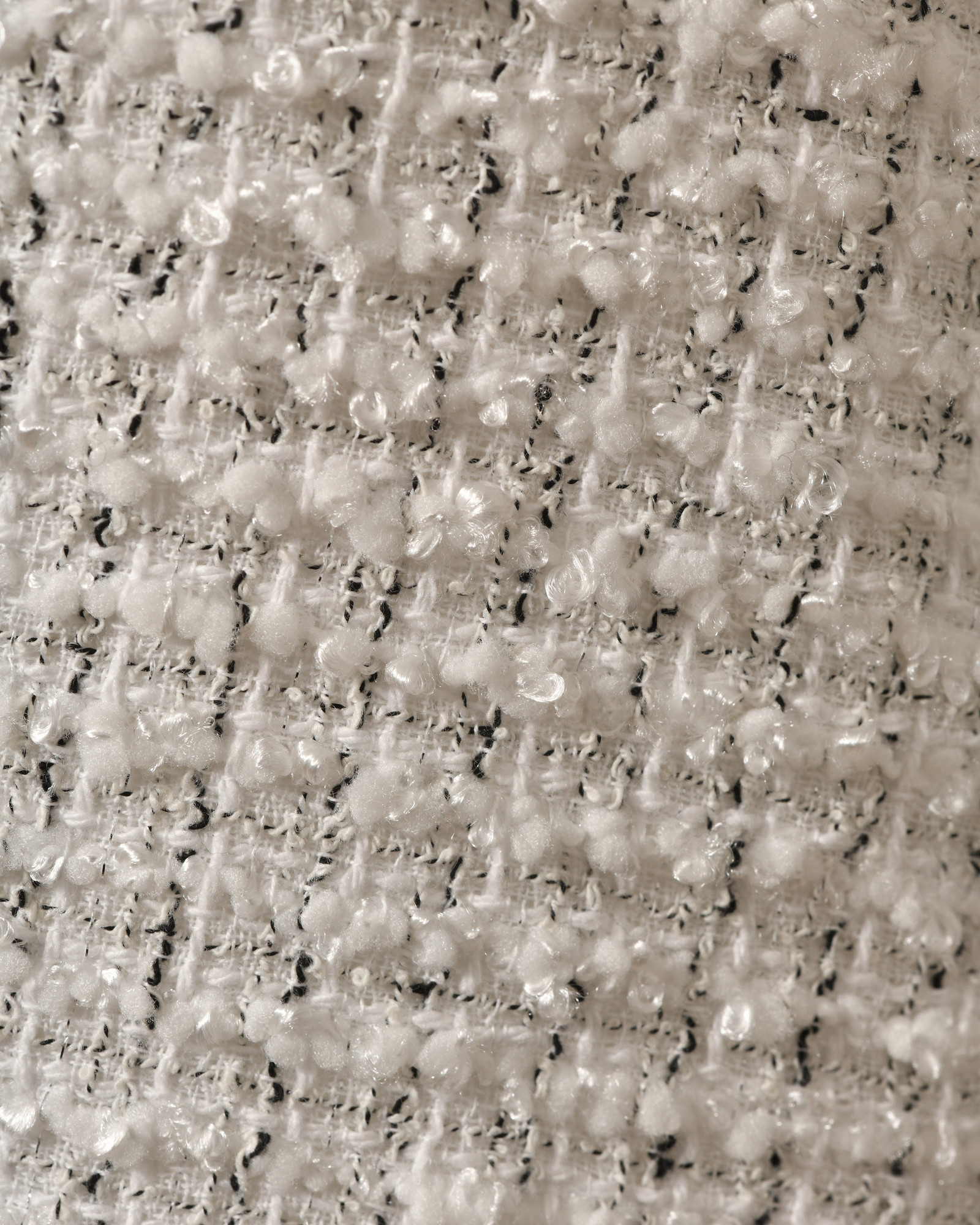 Robe en tweed blanc Elisabetta Franchi