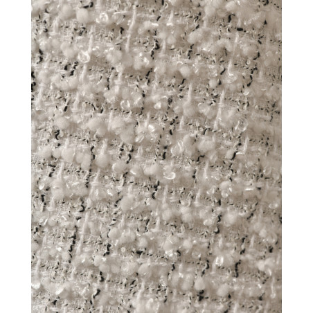 Robe en tweed blanc Elisabetta Franchi