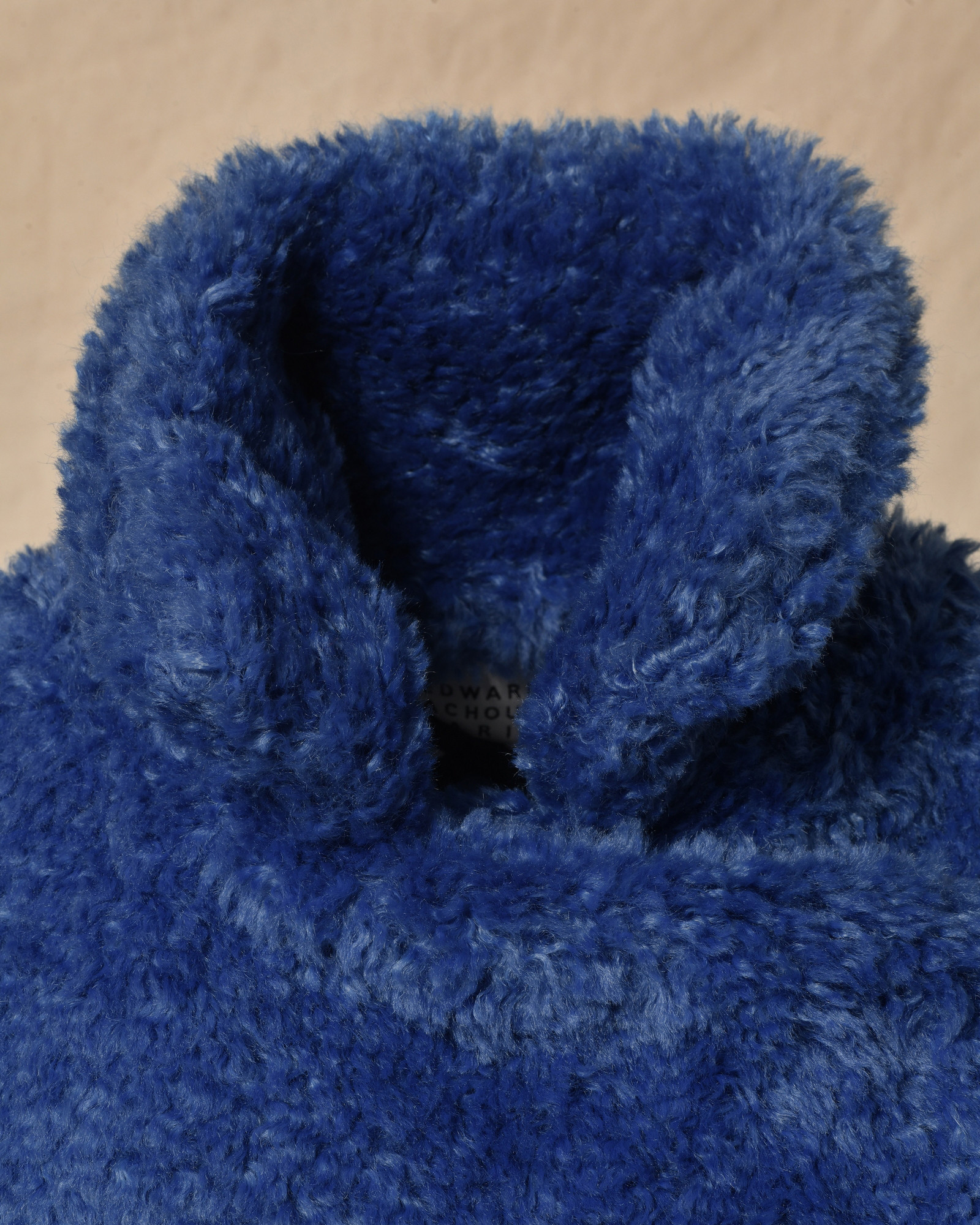 Manteau en tweed bleu Edward Achour