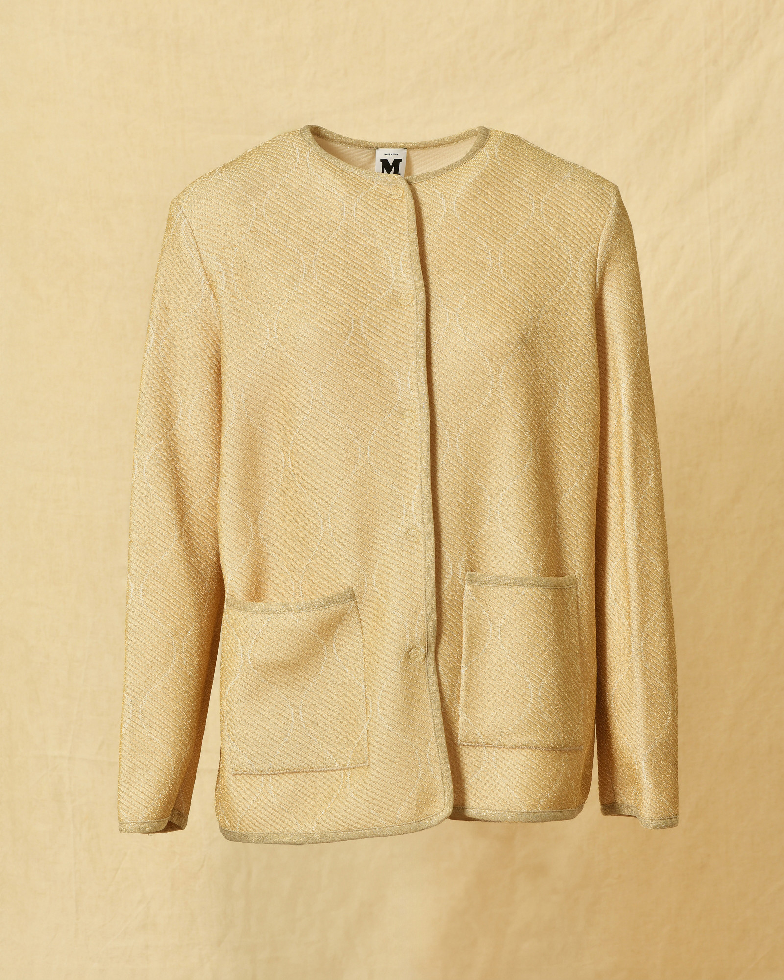 Gilet en lurex doré Missoni