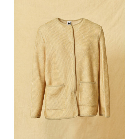 Gilet en lurex doré Missoni