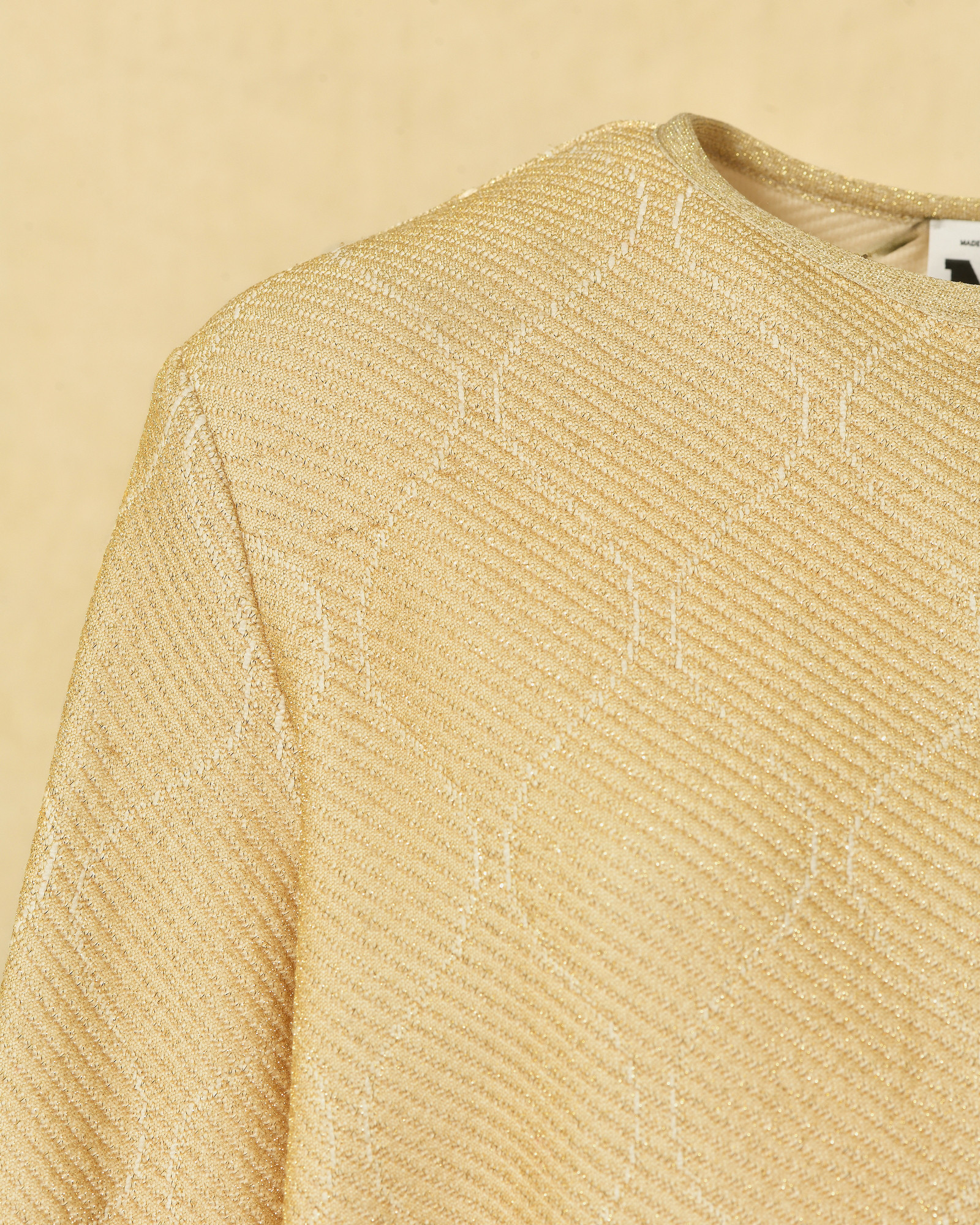 Gilet en lurex doré Missoni