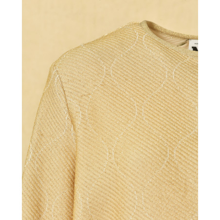 Gilet en lurex doré Missoni