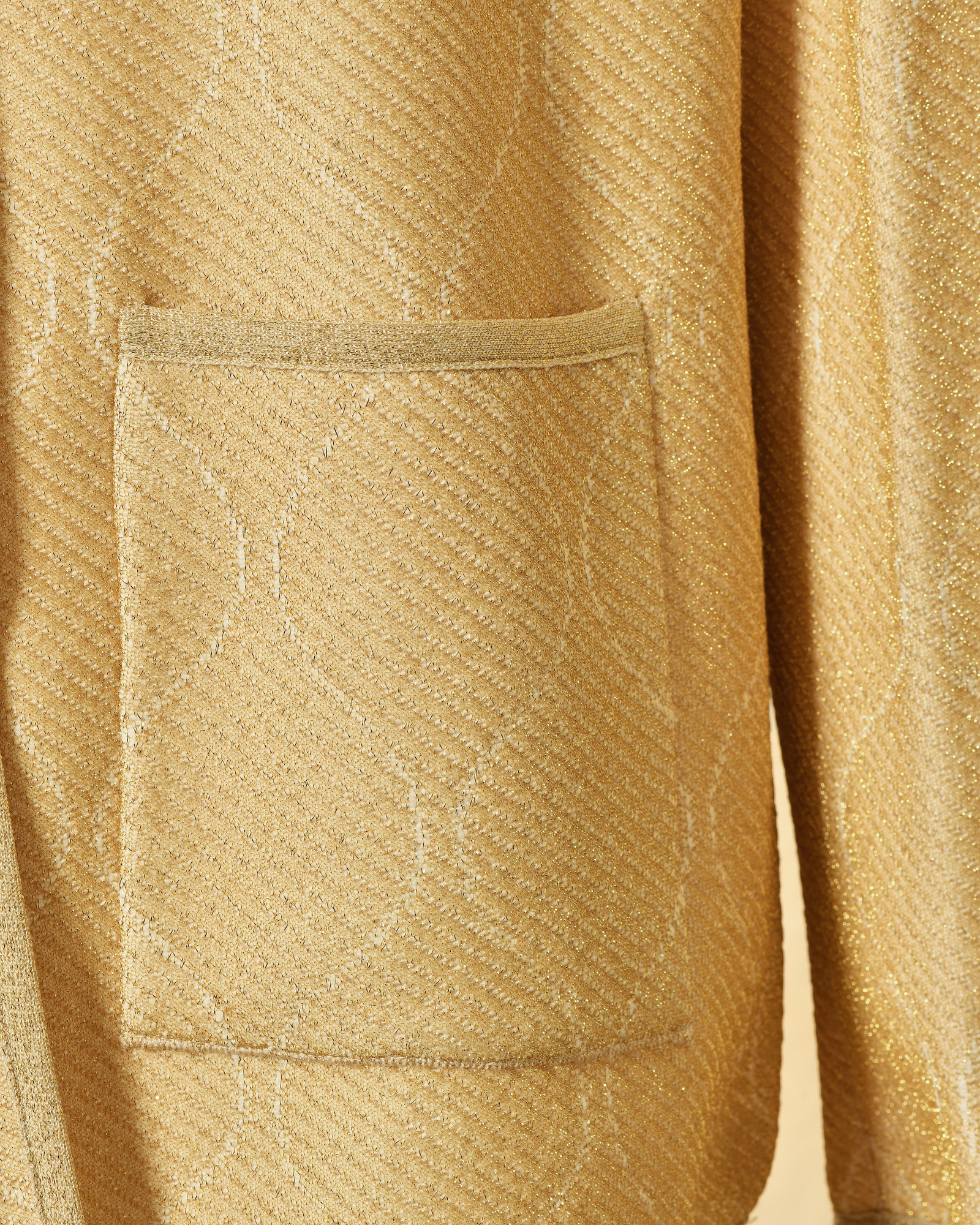 Gilet en lurex doré Missoni