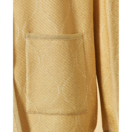 Gilet en lurex doré Missoni