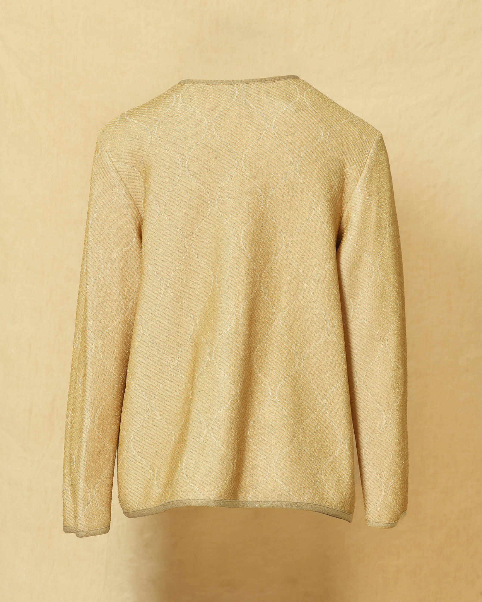 Gilet en lurex doré Missoni