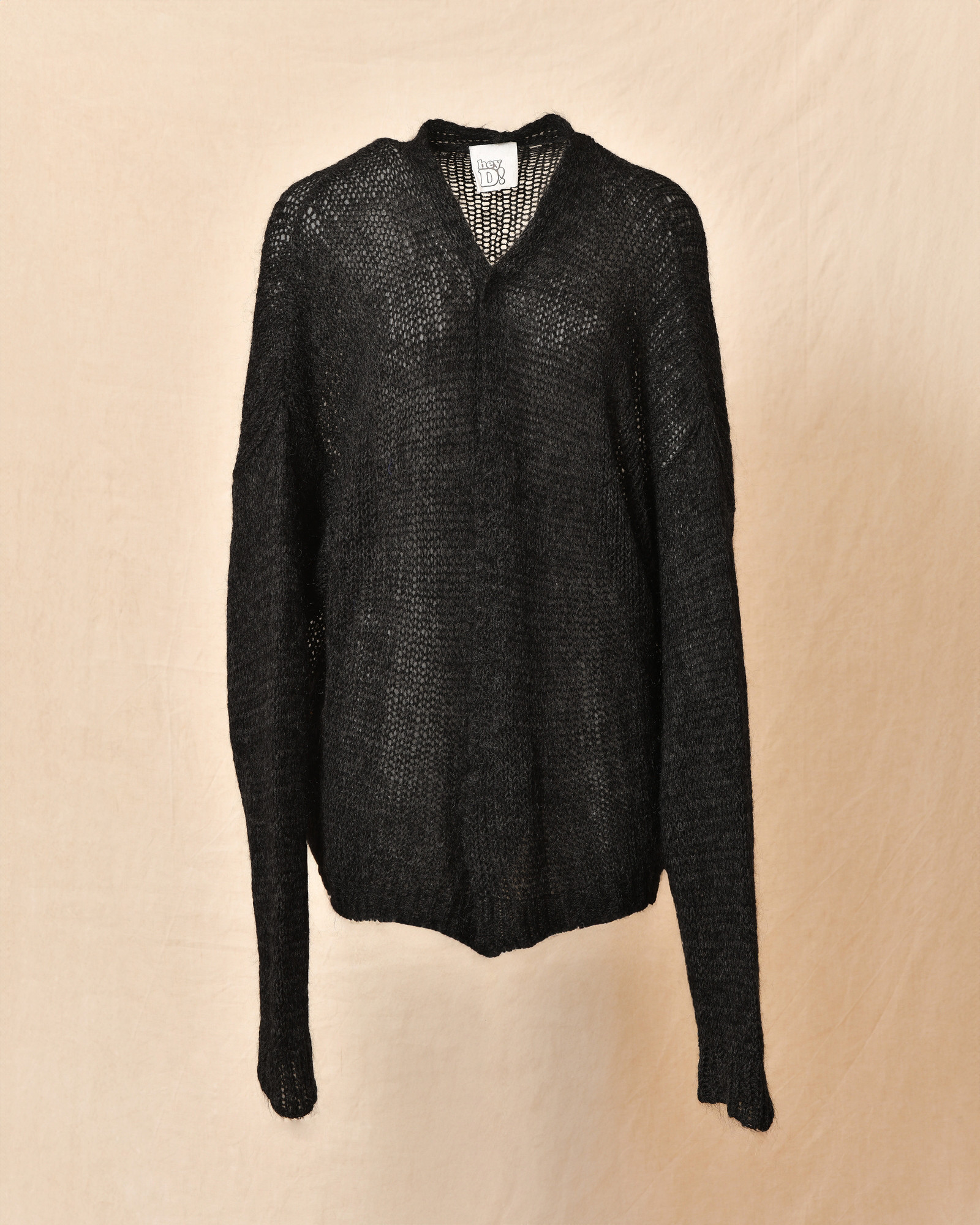 Cardigan en laine et mohair gris Femmes Du Sud