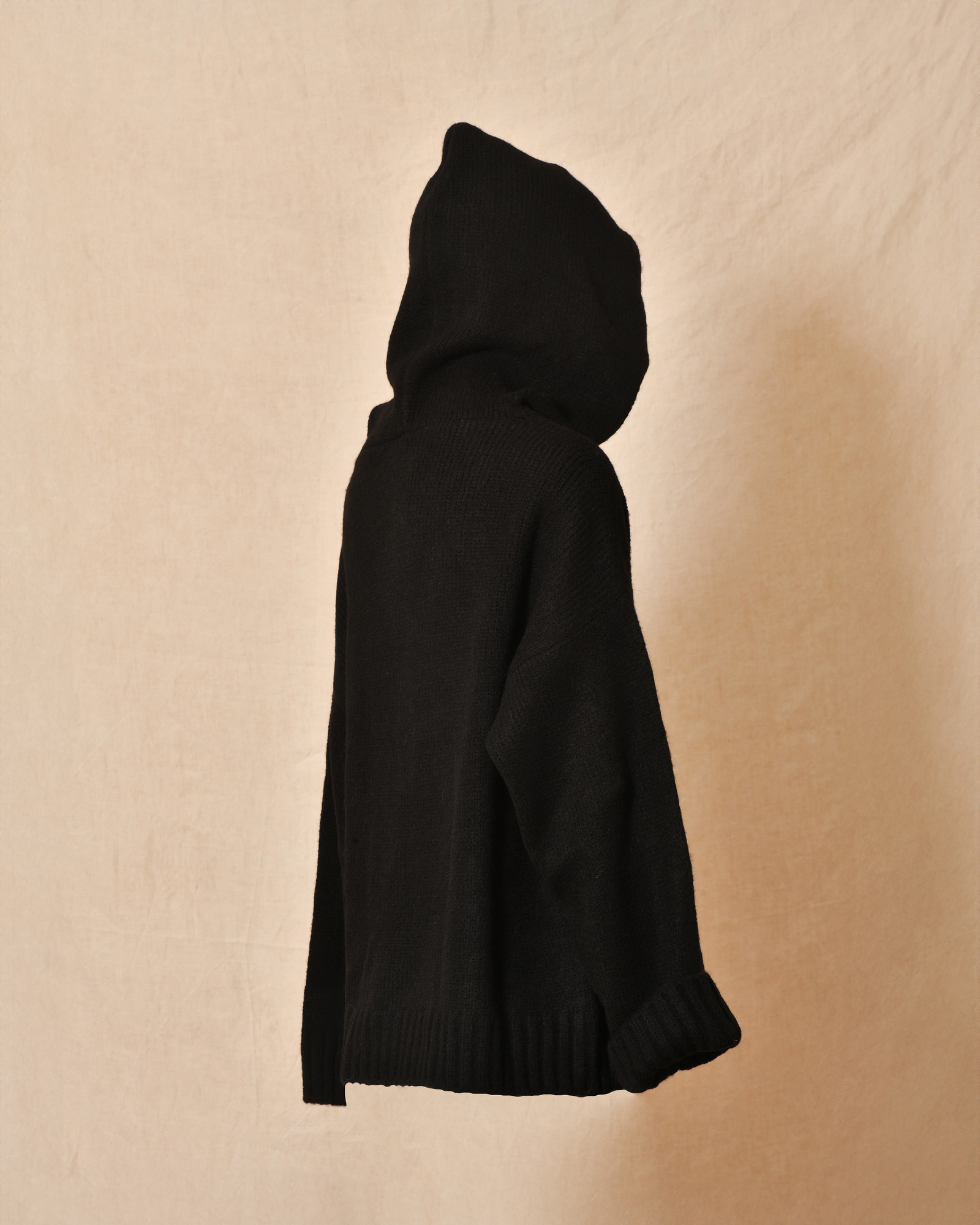 Gilet en maille noir Kultfrau