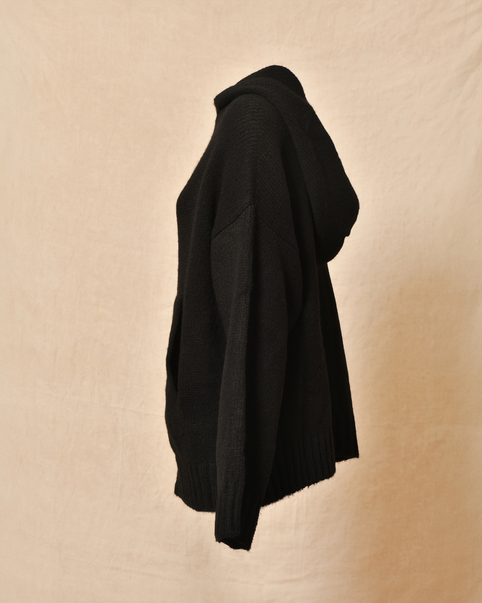 Gilet en maille noir Kultfrau