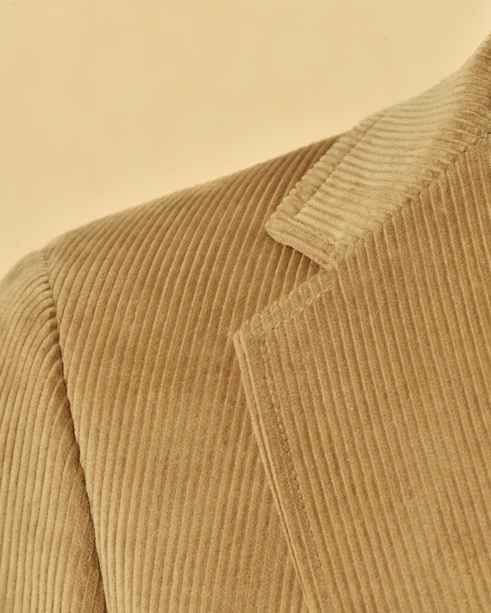 Veste en velours côtelé beige Berry & Brian