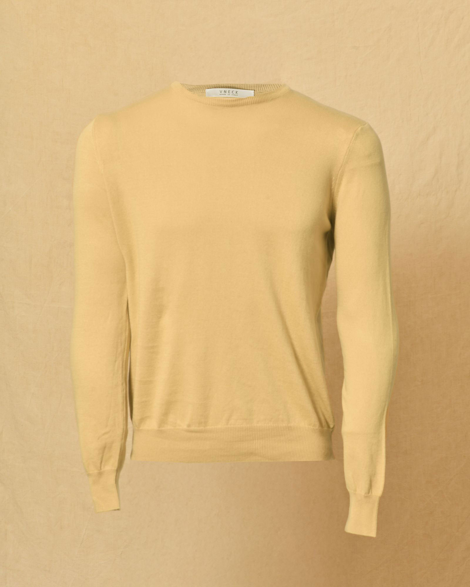 Pull en laine jaune Vneck