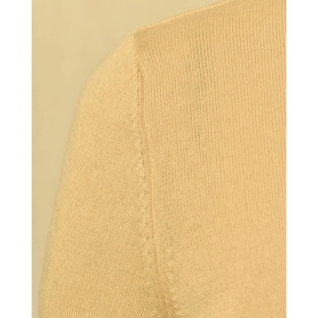 Pull en laine jaune Vneck