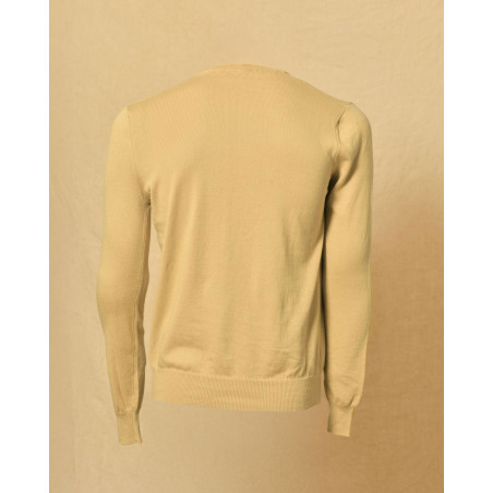 Pull en laine jaune Vneck