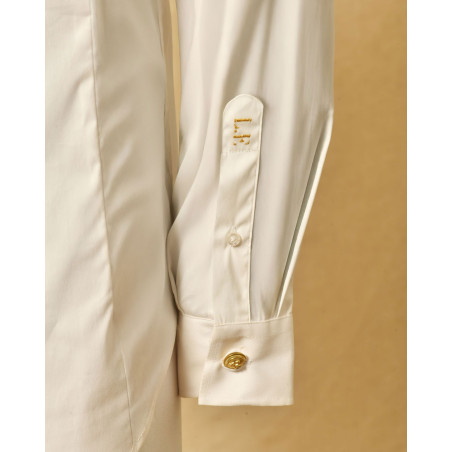 Chemise en coton blanc et détails dorés Lords & Fools