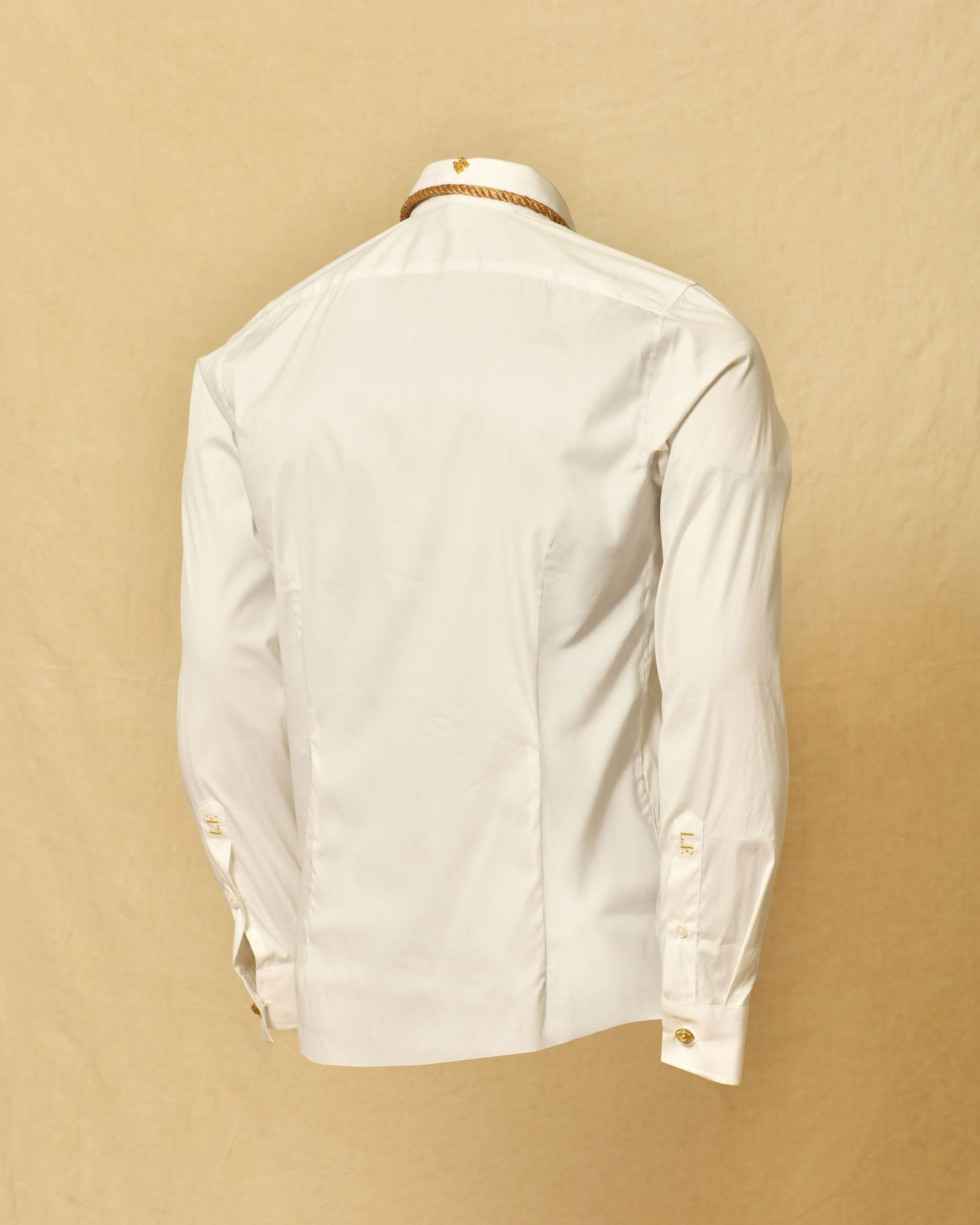 Chemise en coton blanc et détails dorés Lords & Fools