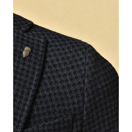 Veste blazer en laine à carreaux Berry & Brian