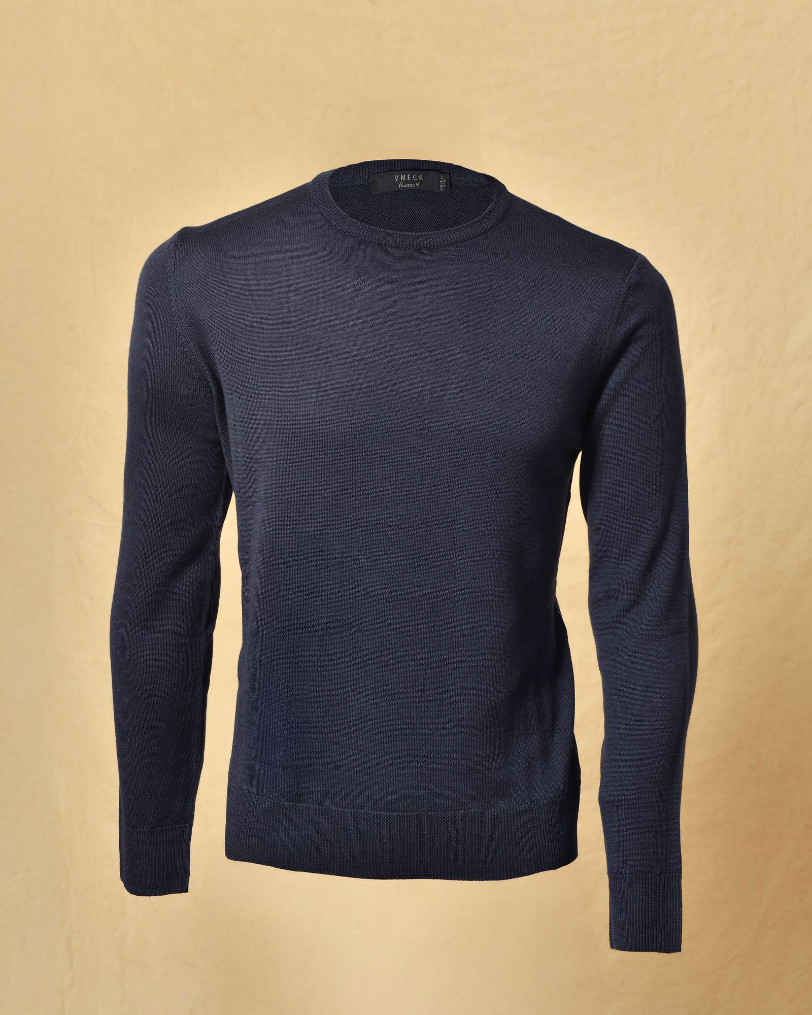 Pull en laine bleu Vneck