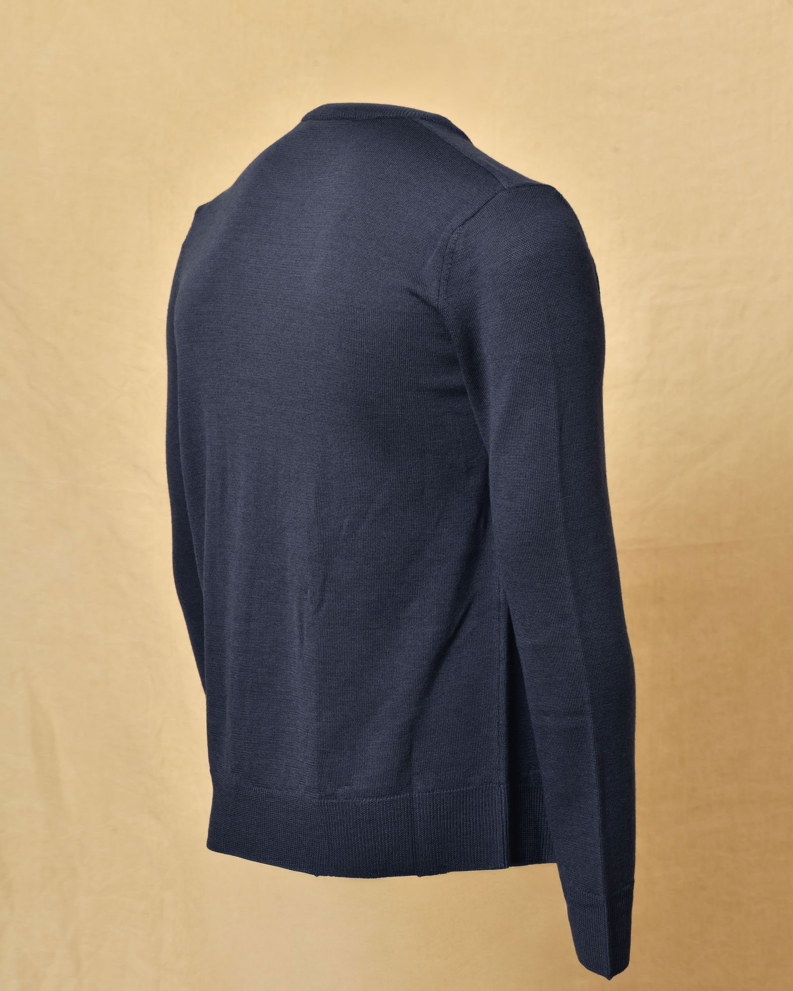 Pull en laine bleu Vneck