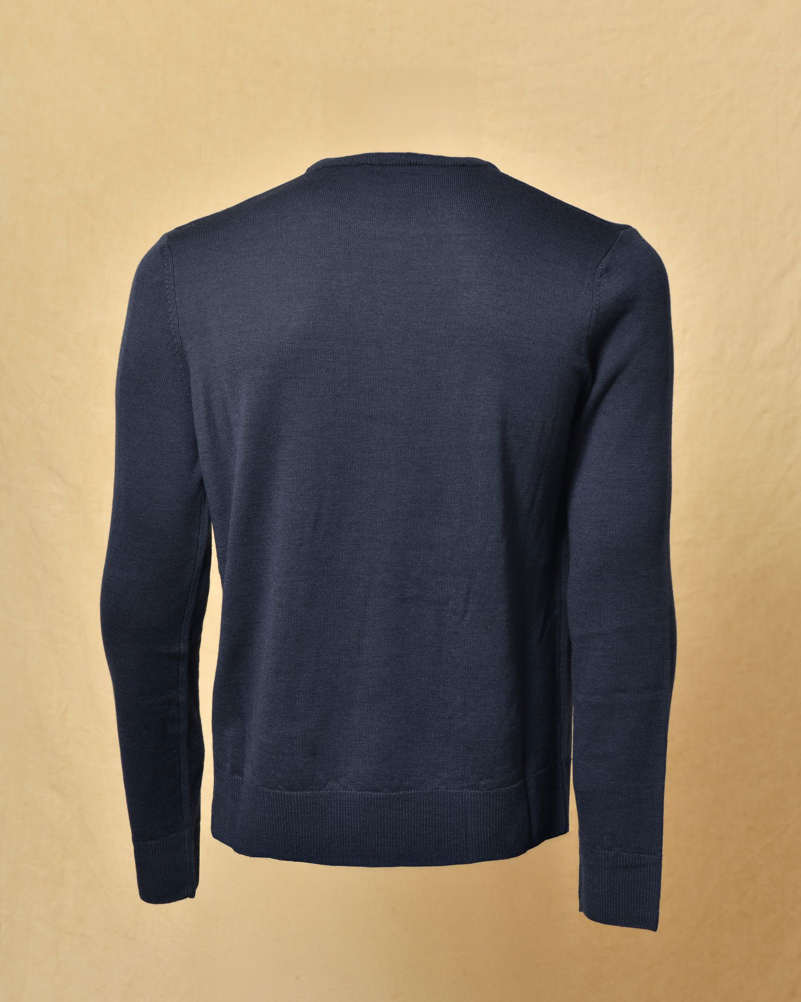 Pull en laine bleu Vneck